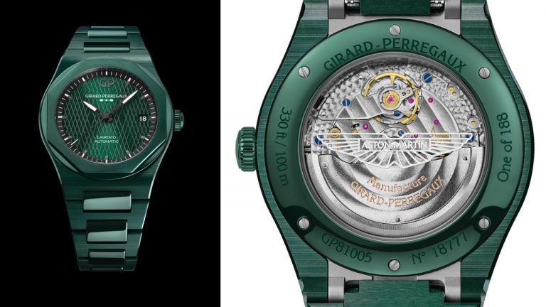 Girard Perregaux S Laureato Green Ceramic Aston Martin Edition Is