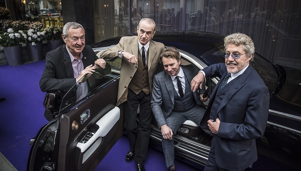 Rolls Royce Wraith: Nick Mason, Francis Rossi, Giles Martin and Roger Daltrey