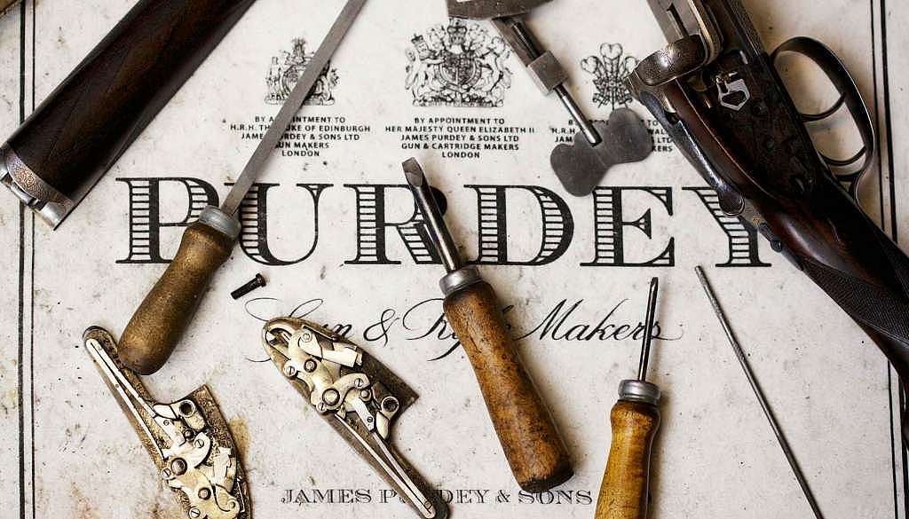 Hands up: These Purdey guns are crafted to be admired, not used