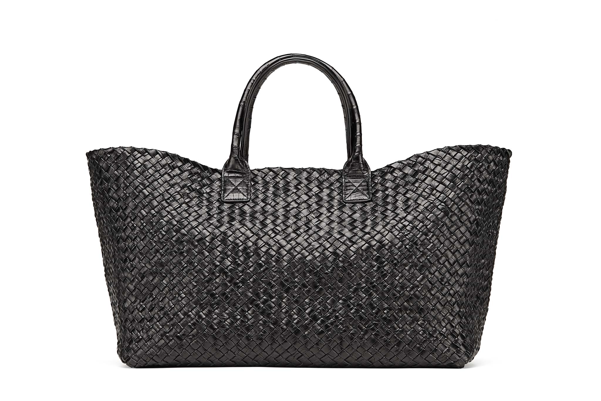 A custom Cabat in Soft Nero Crocodile by Bottega Veneta | Robb Report ...