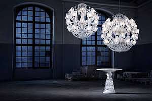 Baccarat's Le Roi Soleil crystal chandelier