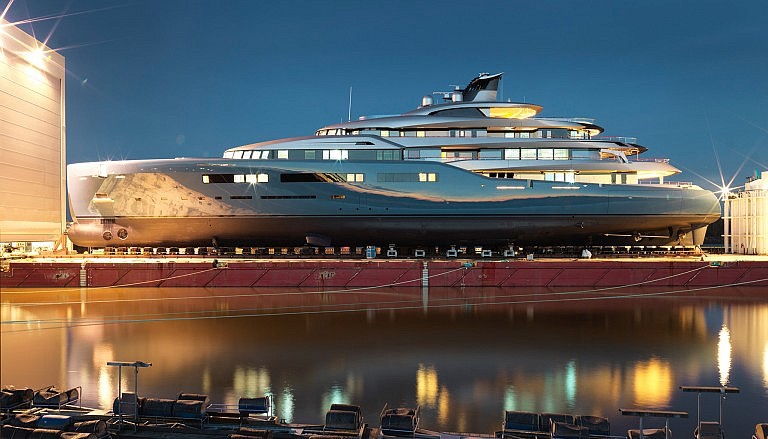 Shipmakers Abeking & Rasmussen launch Aviva, their largest yacht yet ...