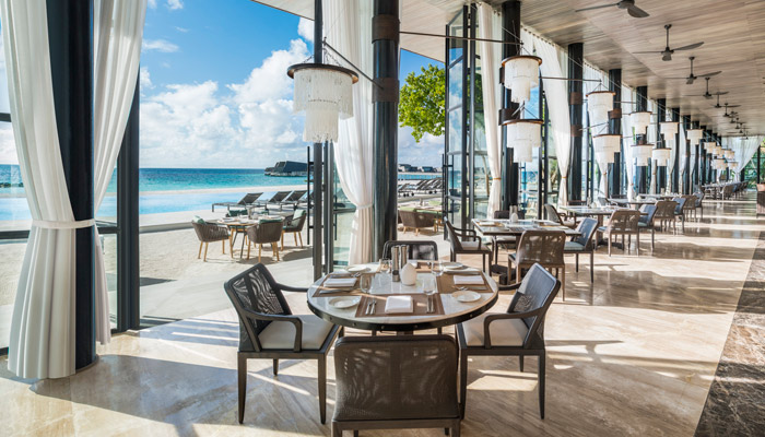 The St Regis Maldives Vommuli Resort Alba restaurant