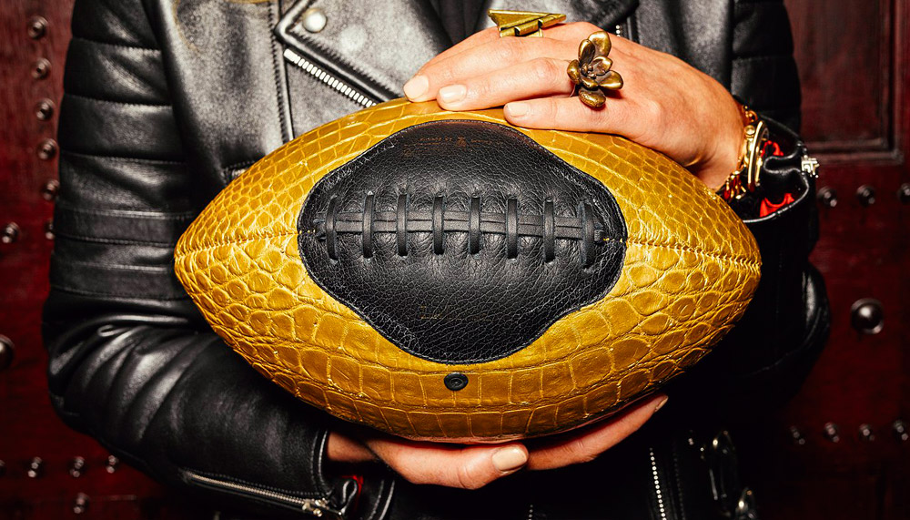 Crocodile Leather Football by Williamson