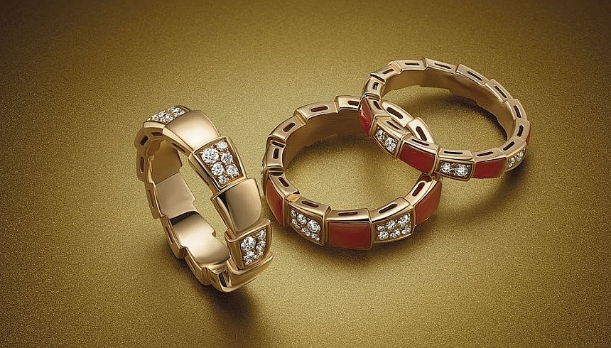 Bulgari Serpenti strikes with a fresh band ring collection ...