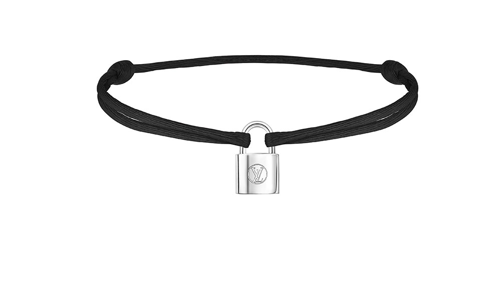 Louis Vuitton Silver Lockit X Virgil Abloh Cord Titanium Bracelet Louis  Vuitton | TLC
