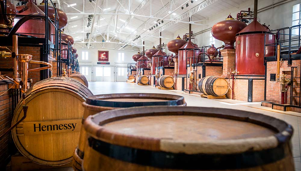 Cognac distillery
