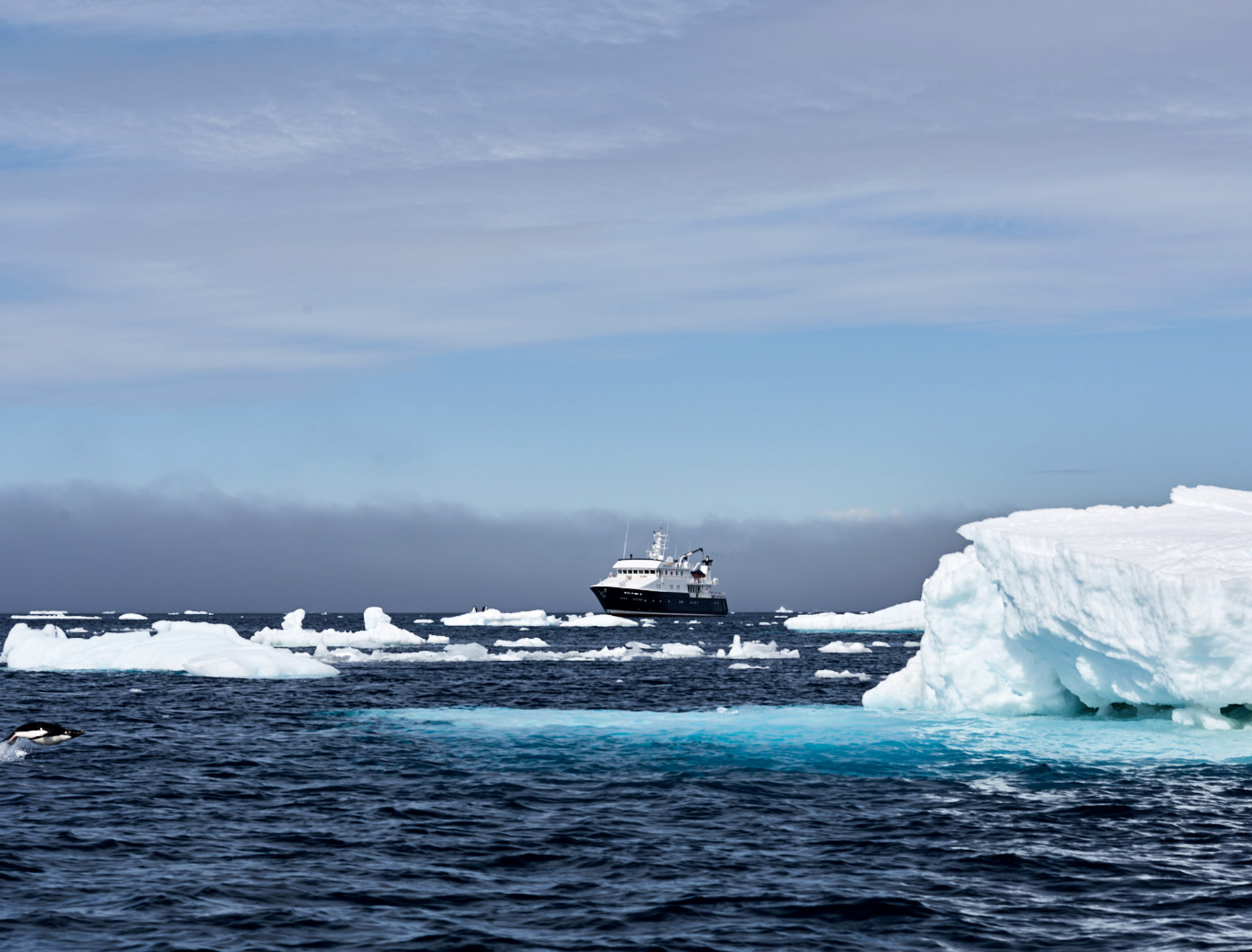 Exploring the mysterious continent of Antarctica in stylish luxury