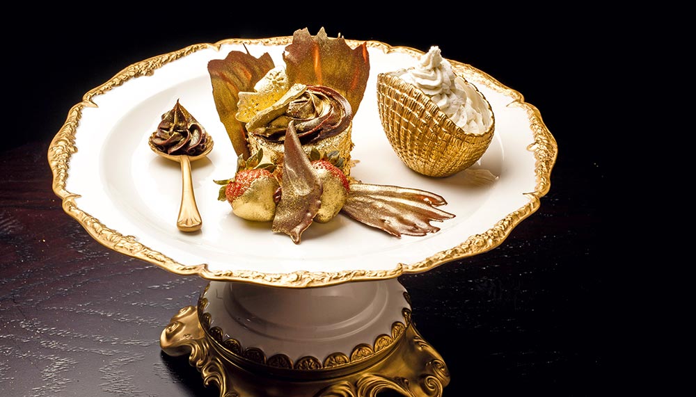24k gold desserts
