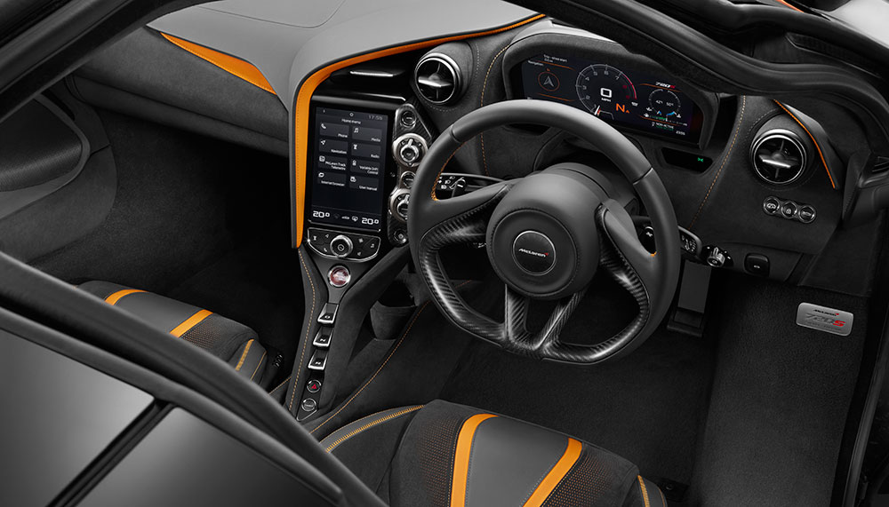 McLaren interior