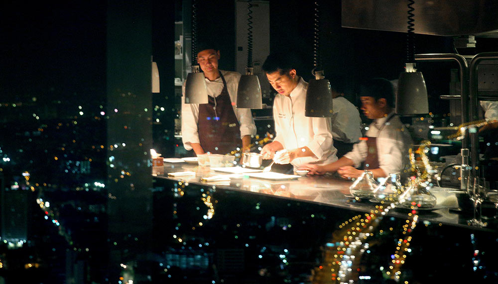 Chef Ryuki Kawasaki, Mezzaluna Bangkok, The Dome, Lebua
