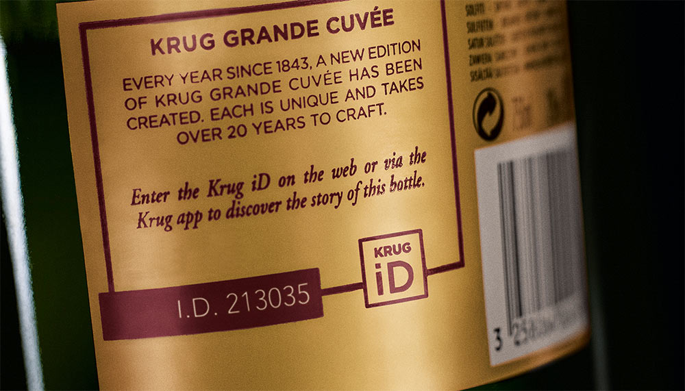 Krug 166th edition of the grande cuvee