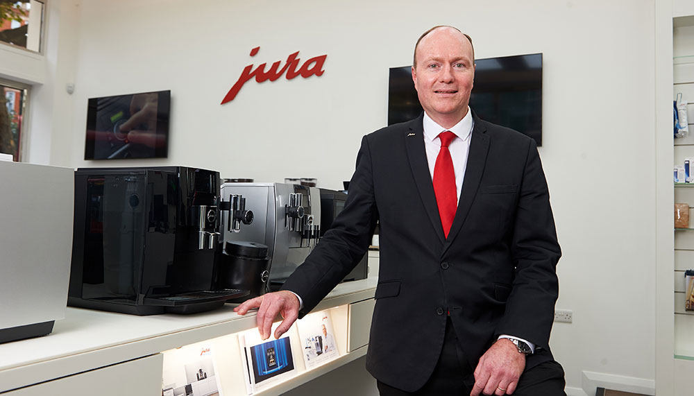 Coffee, Jura, Z8, David Stanborough, head of retail for Jura
