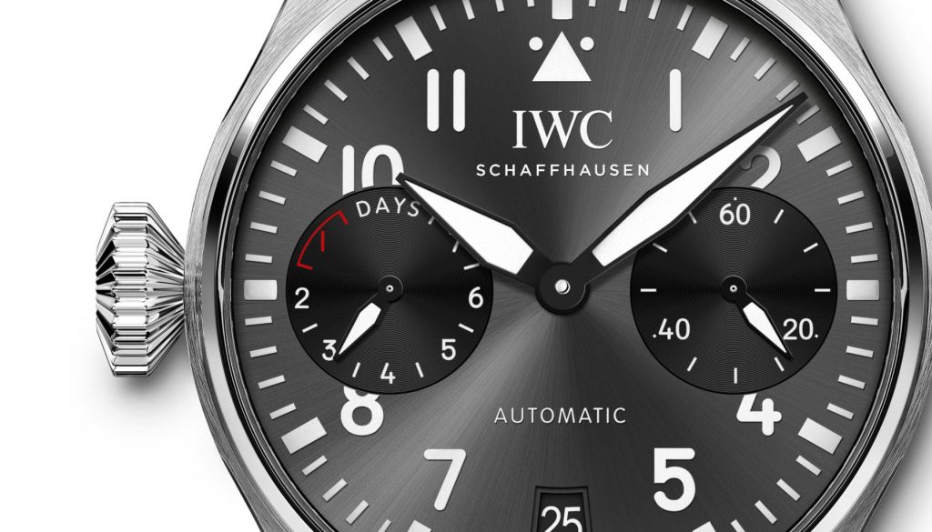 iwc left-handed big pilot's watch