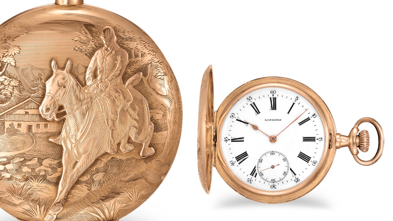 This Solid Gold Pocket Watch From Longines Honours A Grand And