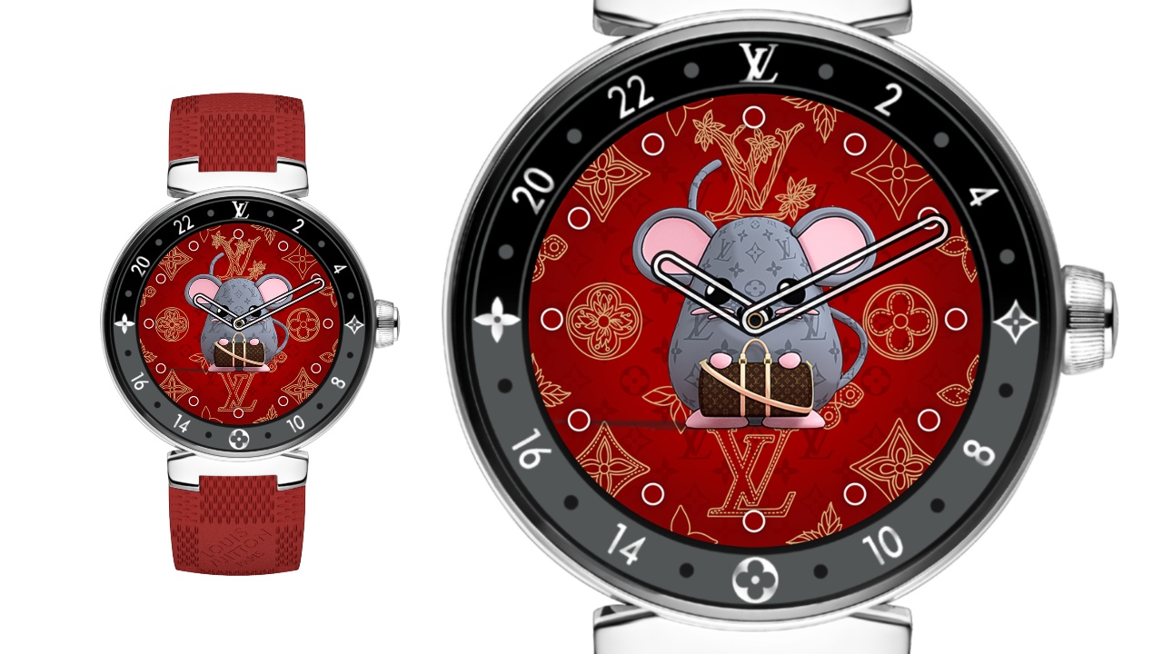 Louis Vuitton Launches LV Neon Faces to Tambour Horizon Smartwatch