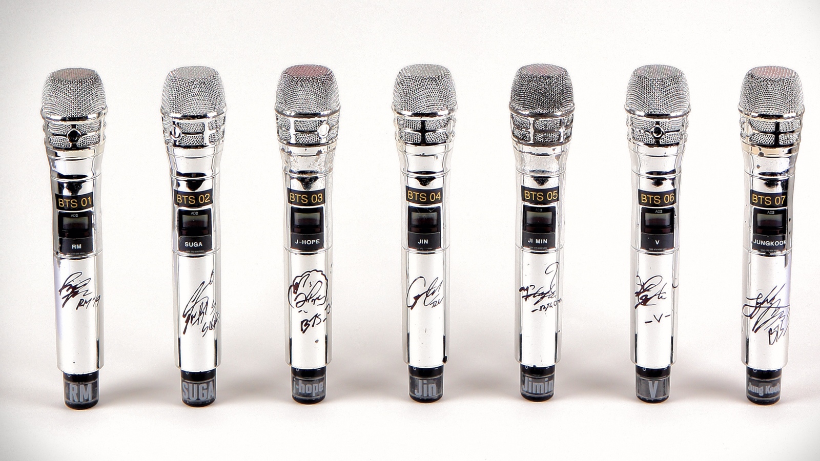 Auction Updates Microphones Actually Used By KPop Band BTS And Other