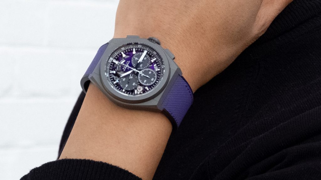 There's A Spectacular Reason Why The Zenith Defy 21 Watch Is Purple ...