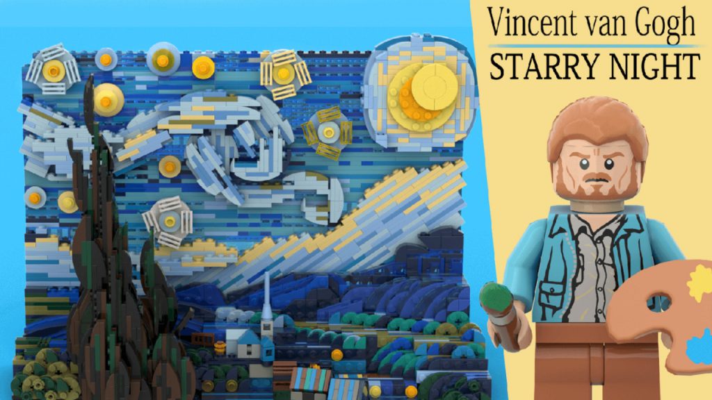 Experience Van Gogh's 'Starry Night' In A Whole New Way, Through Lego ...