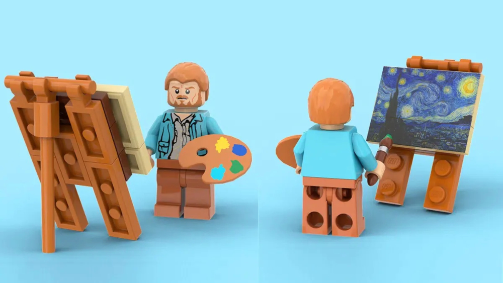 Experience Van Gogh's 'Starry Night' In A Whole New Way, Through Lego