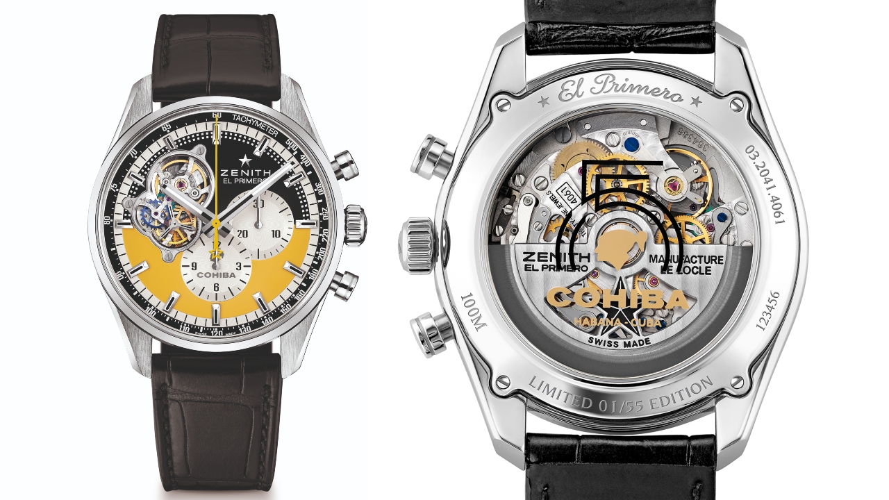 Zenith's New Chronomaster Open Celebrates Cohiba's 55th Anniversary In ...