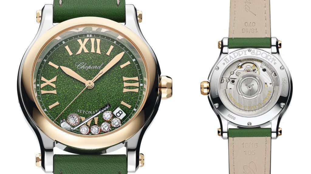 The Chopard Happy Sport Golf Edition Features Diamond Golf Balls On The ...