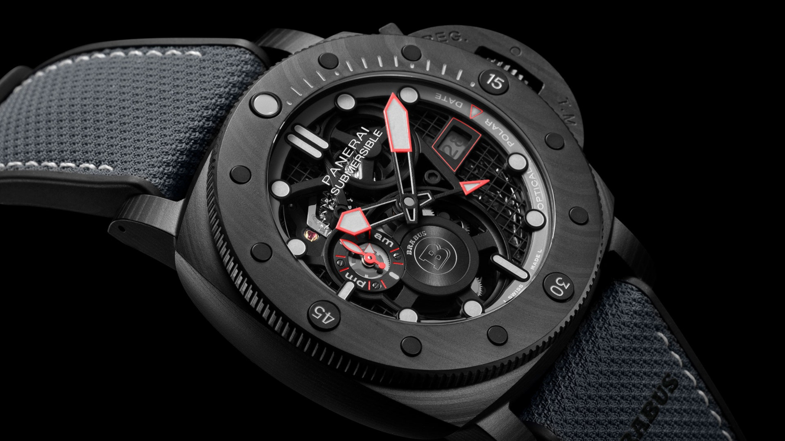 Panerai s Submersible S Brabus Black Ops Edition Is A Watch With