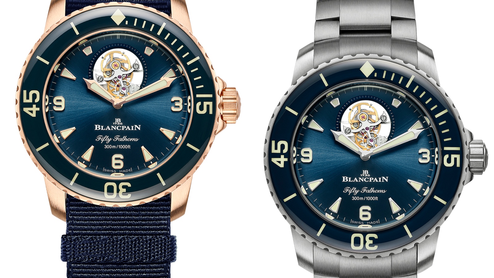 Blancpain's Iconic Fifty Fathoms Collection Just Added Two Handsome ...