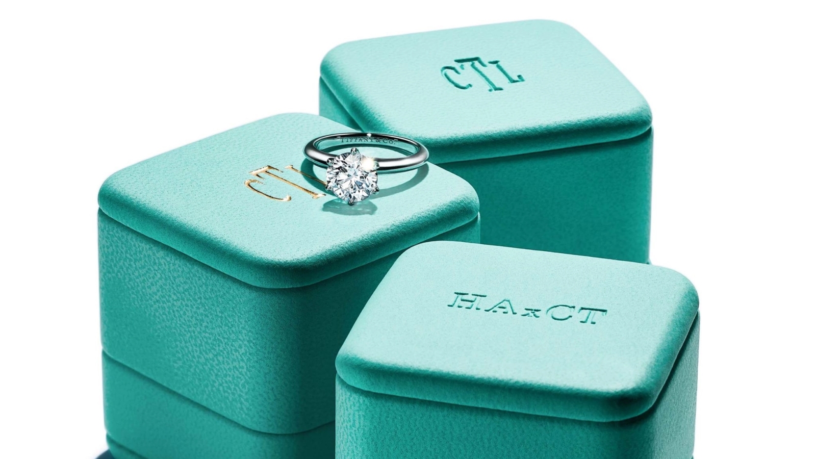 diamond ring in tiffany box
