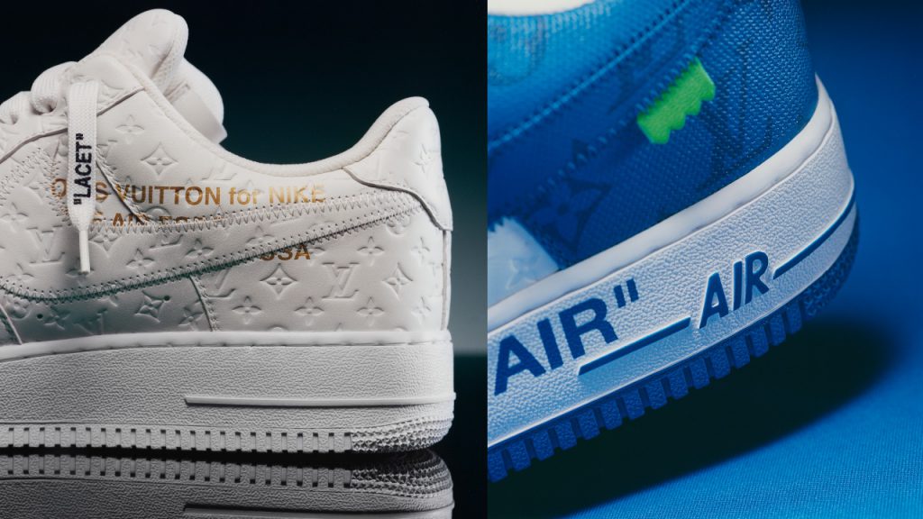 Louis Vuitton And Nike's Air Force 1 Sneakers Designed By Virgil