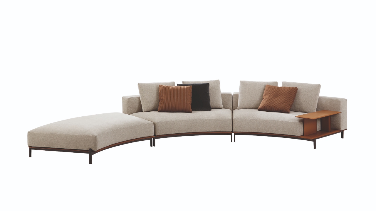 Poliform Furniture Includes A Sartorially Designed Sofa And