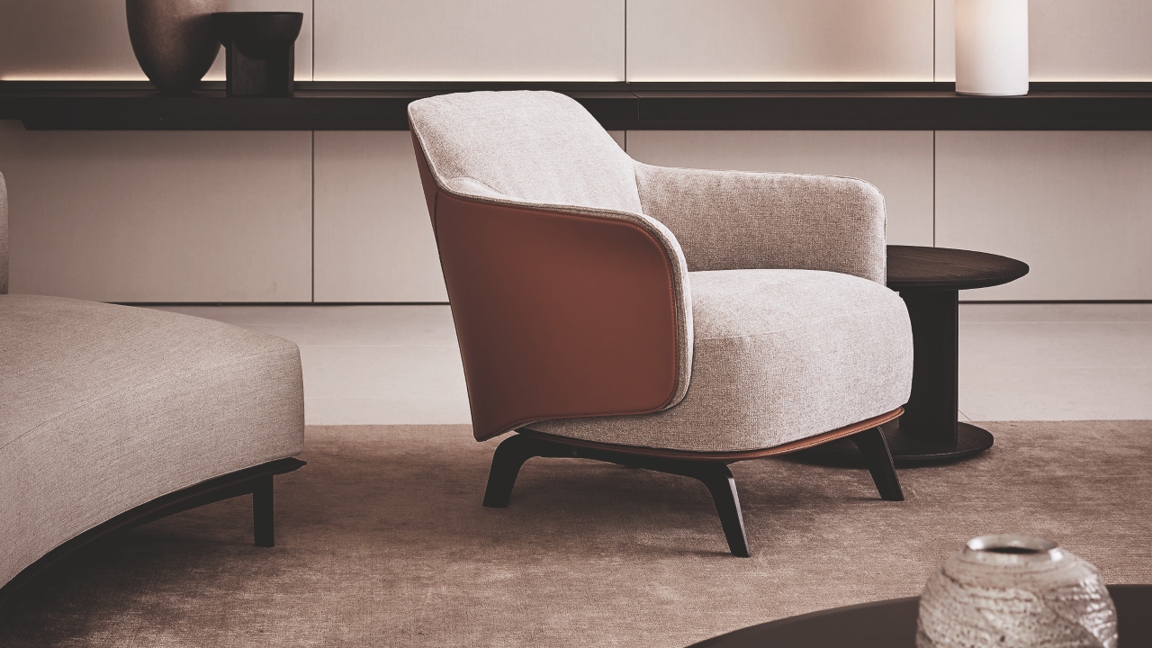 Poliform Furniture Includes A Sartorially Designed Sofa And ...