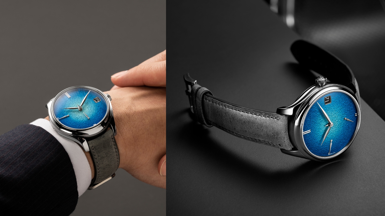 H. Moser & Cie's Endeavour Perpetual Calendar Tantalum Blue Enamel Is A ...