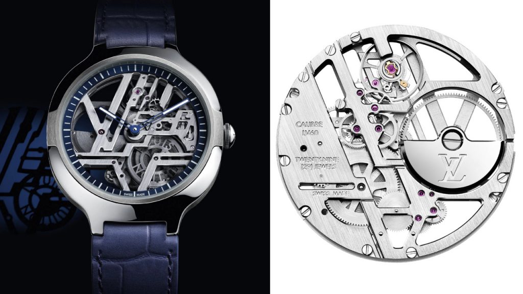 Louis Vuitton's Voyager Skeleton Timepiece Features The Maison's