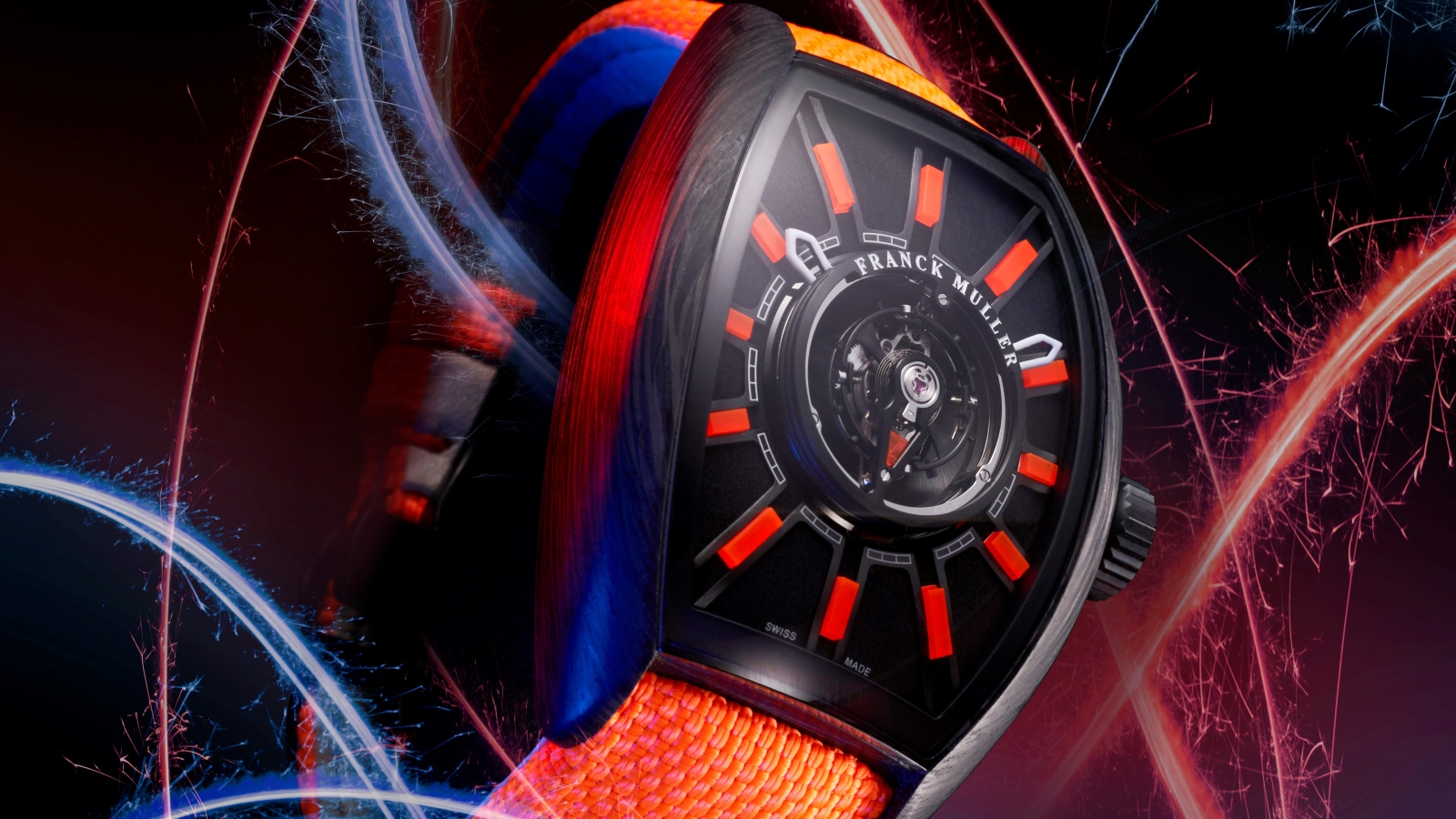 The Franck Muller Grand Central Tourbillon Is An Edgy Colourful