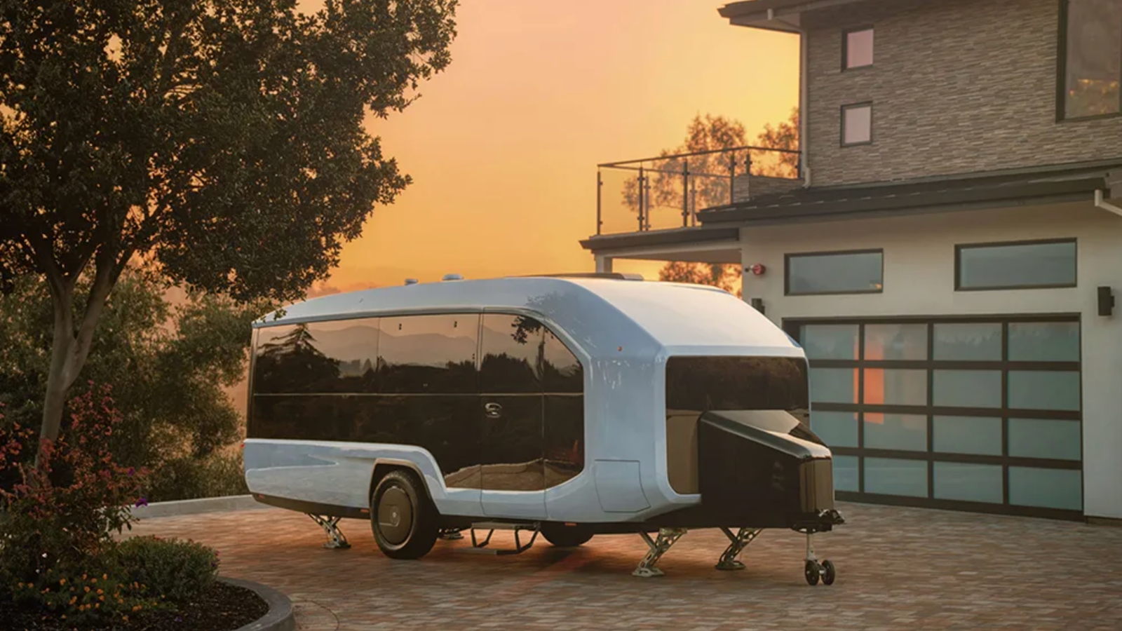 This New AllElectric Travel Trailer Parks Itself And Sets Up Camp, So