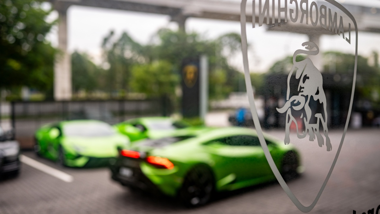 At Lamborghini Kuala Lumpur’s showroom in Glenmarie awaiting push off.