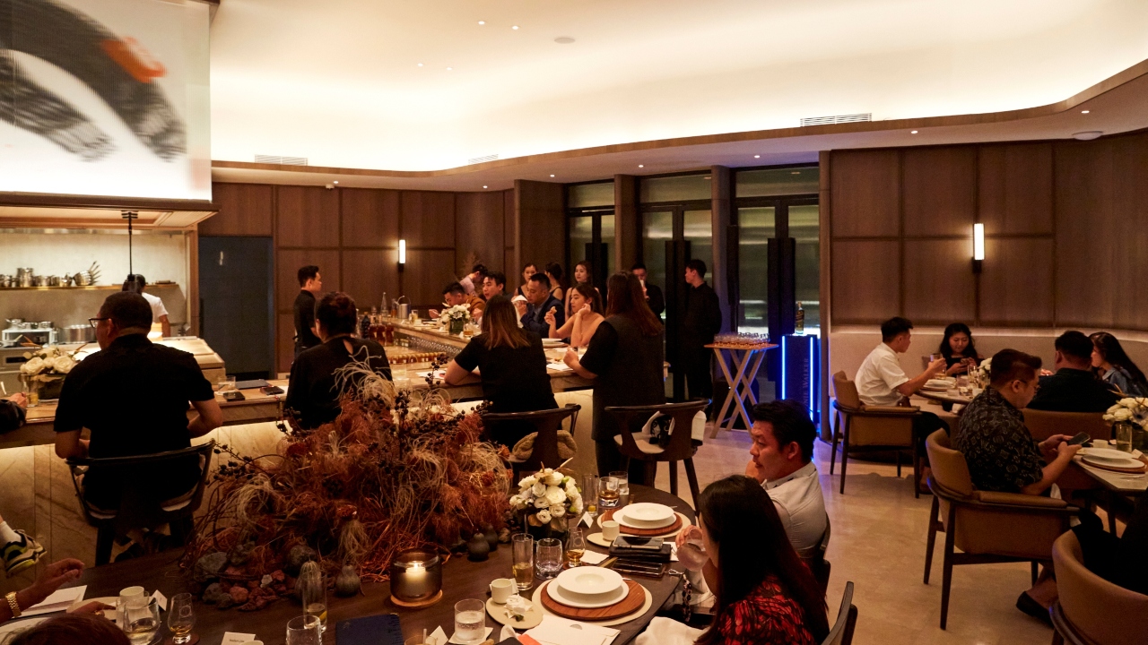 A buzzy dining room heightened by the anticipation of drams to come.