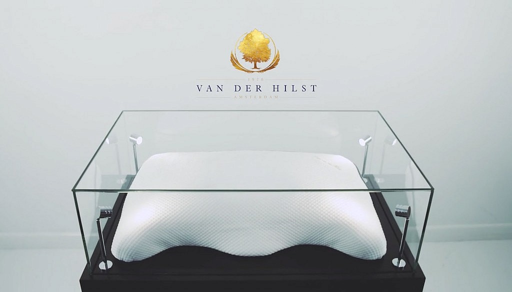 The world's most expensive pillow the Tailormade Pillow Gold Edition