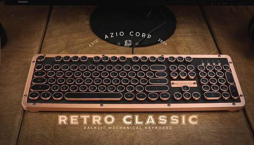 azio retro classic wireless keyboard